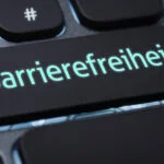 barrierefreiheit button auf einer laptop tastatur